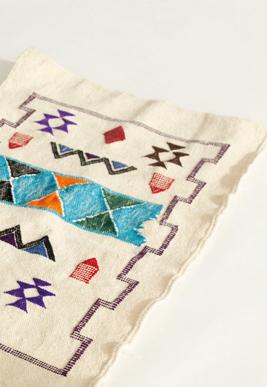 Petit Embroidered Runner Rug