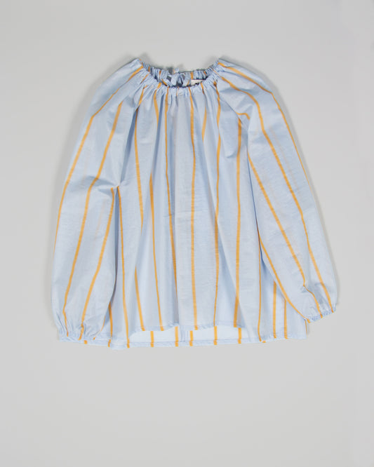 Volumed Striped Top