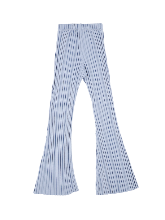 Ultra Wide-Leg Rib Trousers