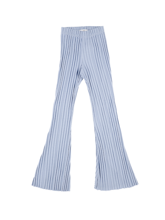 Ultra Wide-Leg Rib Trousers