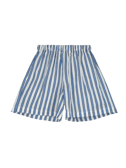 Pantalón corto a rayas