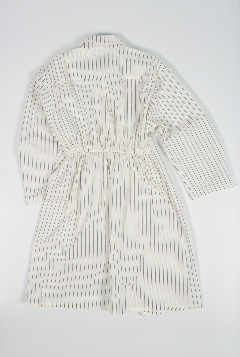 Midi Seersucker Shirt Dress / Pre-order