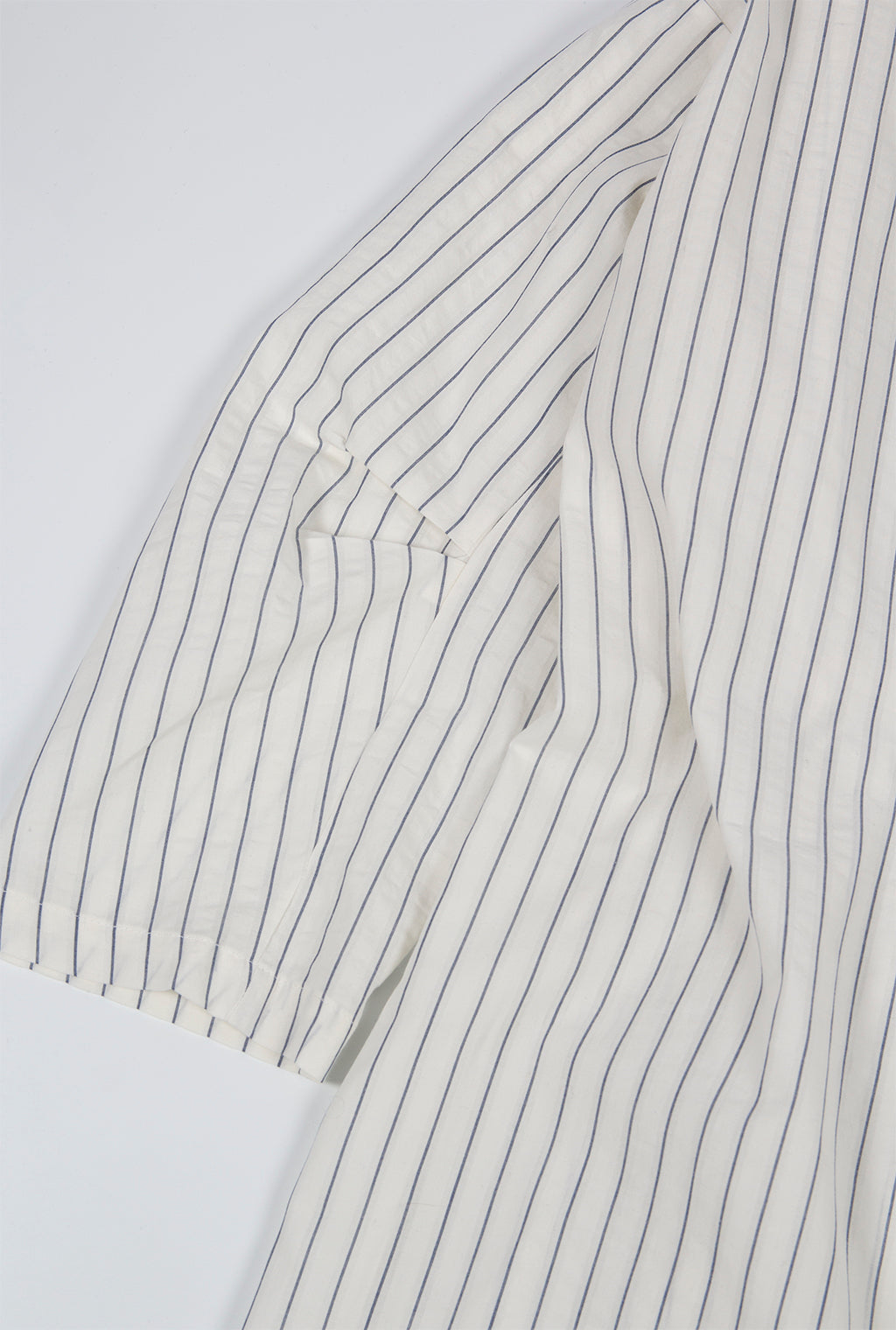 Midi Seersucker Shirt Dress / Pre-order