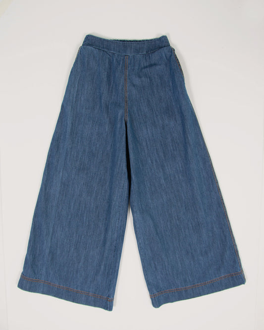 Denim Wide Trousers