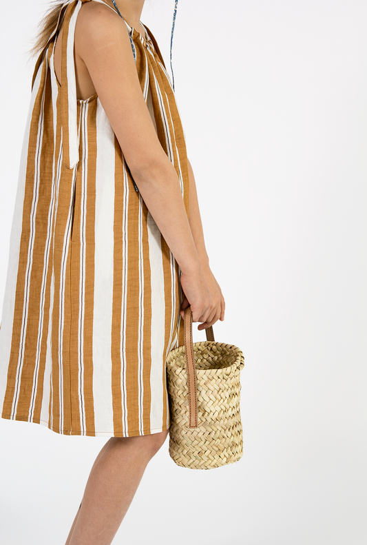 Tied Stripes Dress on Pre-order