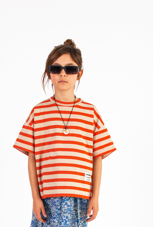 Short Sleeved stripes T-shirt on Pre-order