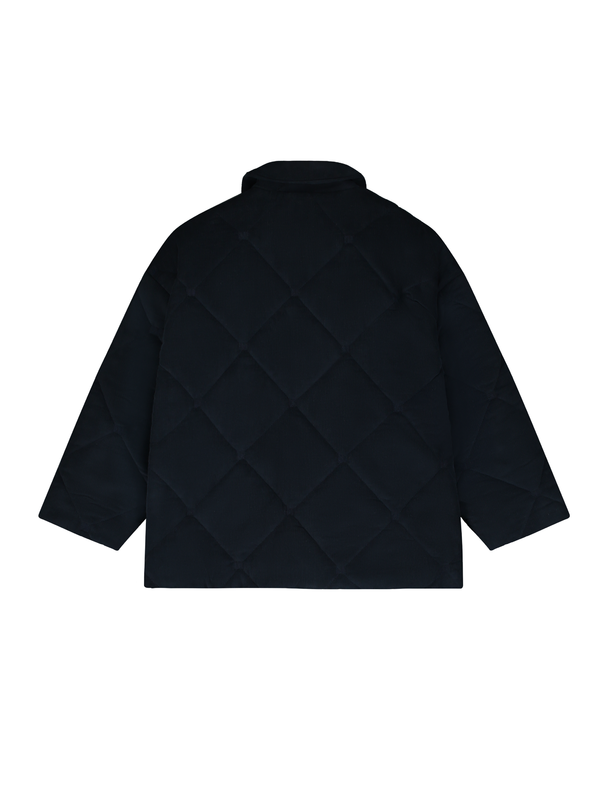 Quilted Corduroy Jacket – Tangerine