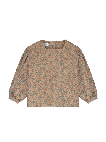 Square Neck Printed Blouse