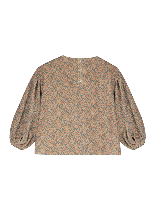 Square Neck Printed Blouse