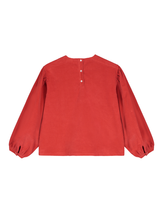 Square Neck Dyed Blouse