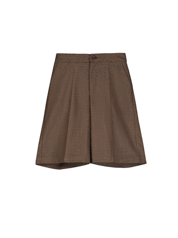 Houndstooth Check Bermuda