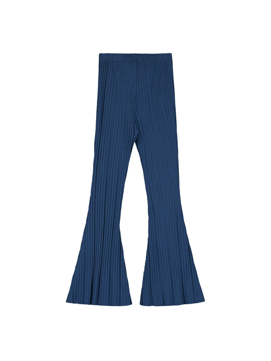 Ultra Wide Leg Rib Trouser