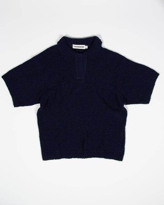 Bouclé Polo Shirt