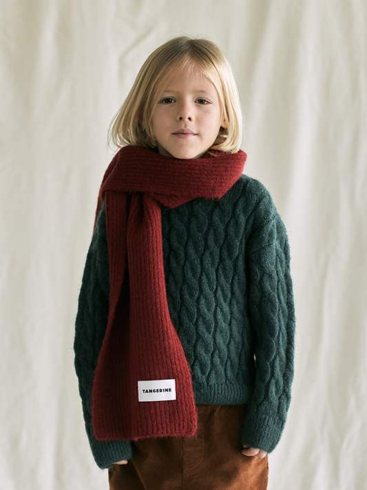 Wool-Knit Scarf