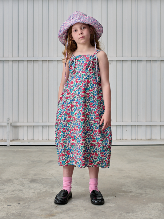 FLOWER MOTIF BUCKET HAT