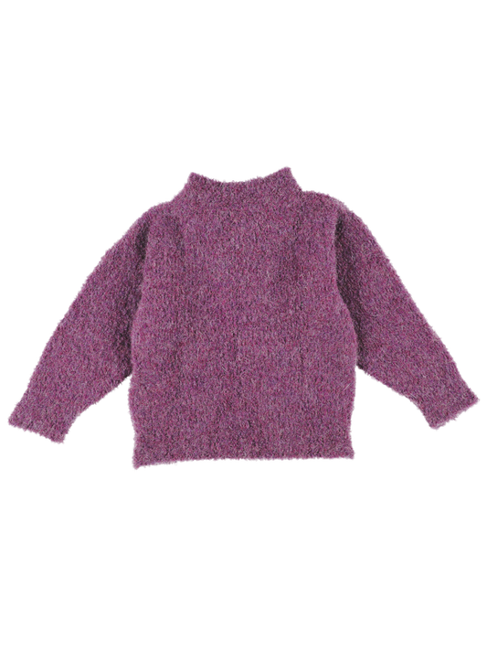 Purple Mohair Jumper with Star