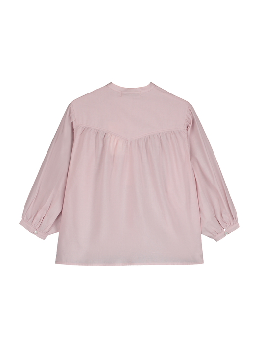 Long Sleeved Voile Blouse