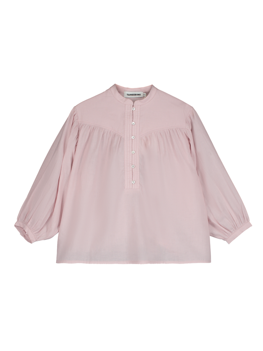 Long Sleeved Voile Blouse