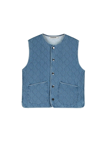 Denim Quilted Vest