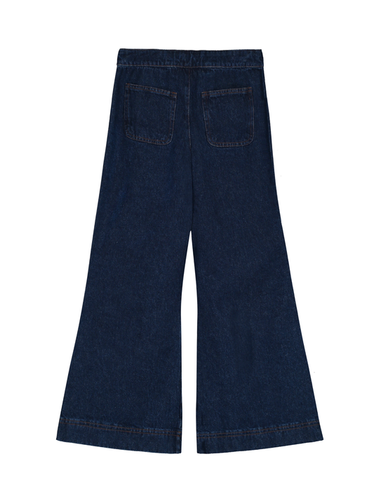 Denim Wide Leg Pant