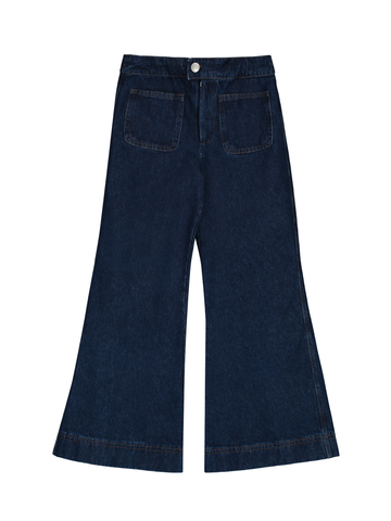 Denim Wide Leg Pant