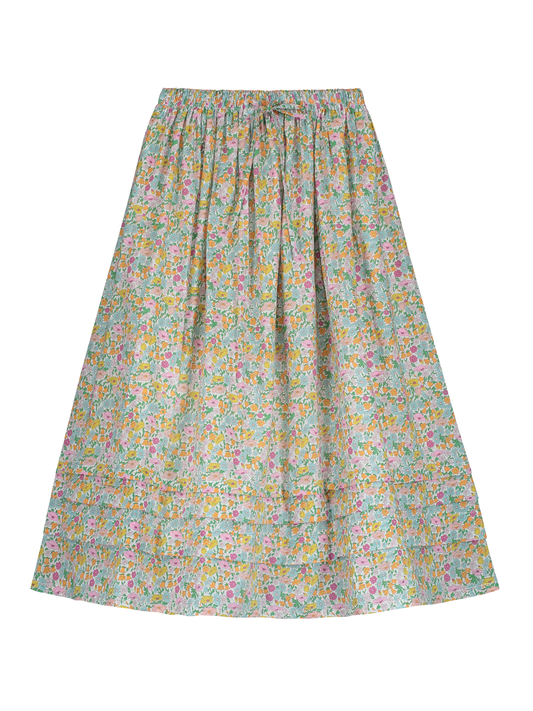 Liberty Pleated Midi Skirt