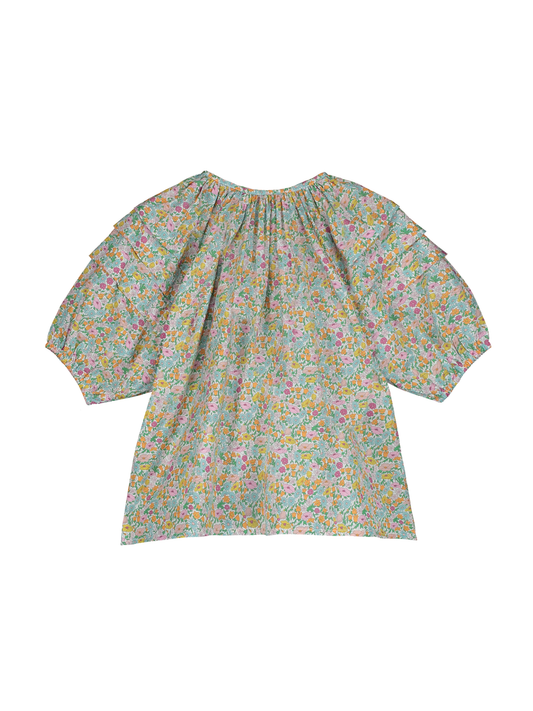 Pleated Liberty Blouse