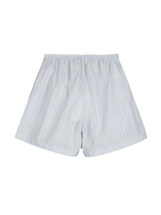 Toe Elasticated Striped Short