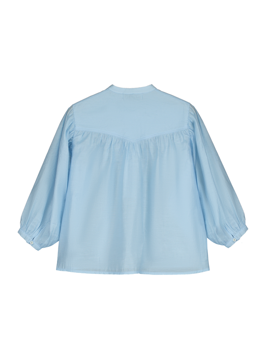 Long Sleeved Voile Blouse