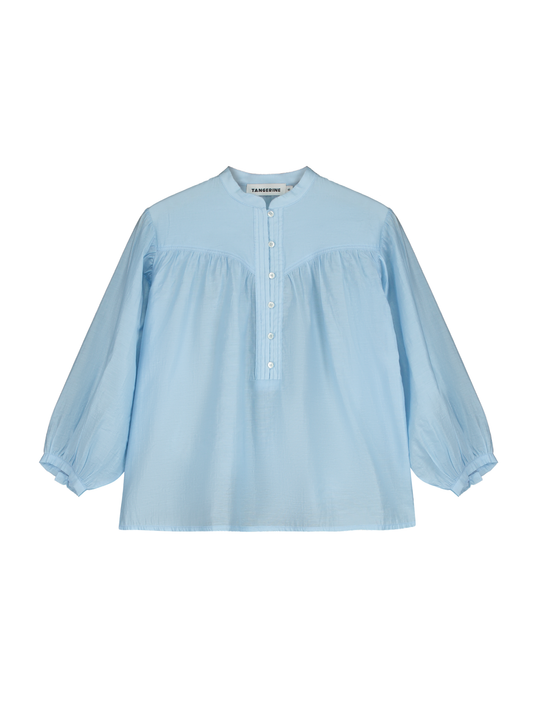 Long Sleeved Voile Blouse