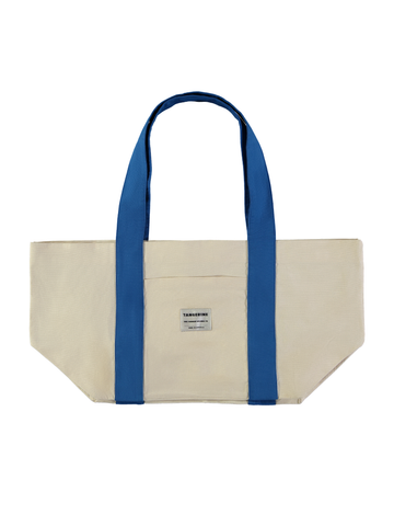 Canvas Contrasting Tote Bag