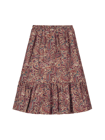 Paisley Gathered Skirt