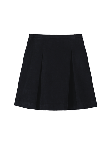 Box-Pleat Mini Skirt