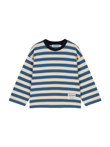 Regata Cream/Light Blue Striped Long-Sleeve T-Shirt