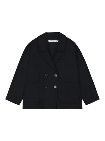 Double-Breasted Cocoon Jacket