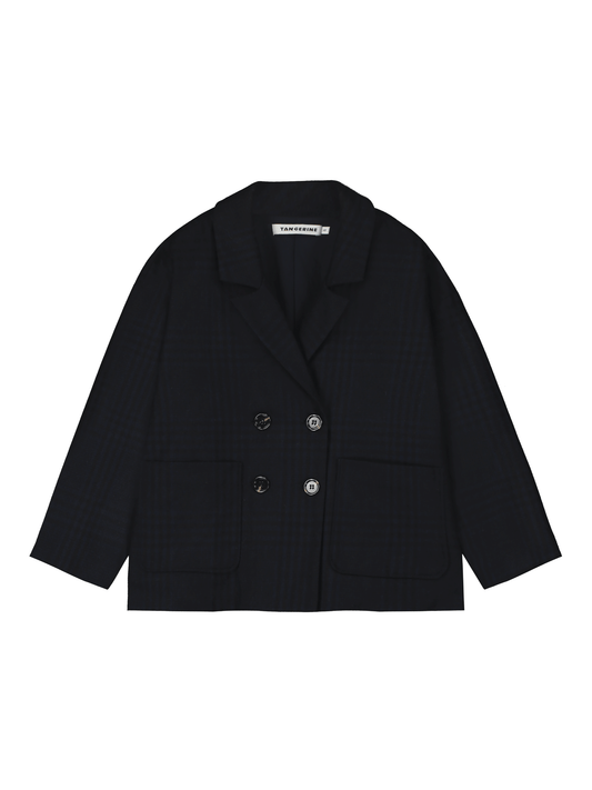 Double-Breasted Cocoon Jacket