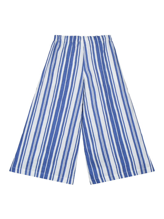 Striped flared trouser