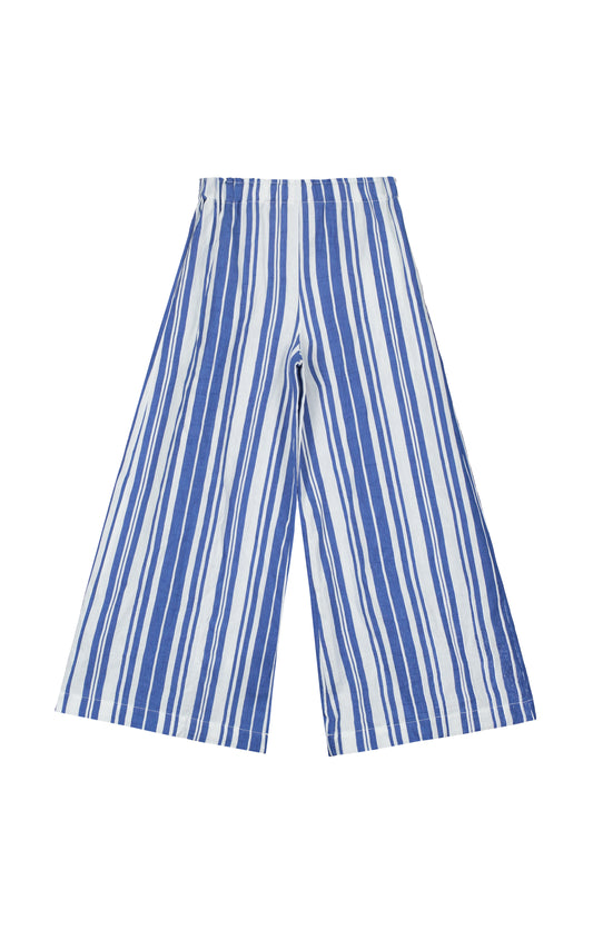 Striped flared trouser