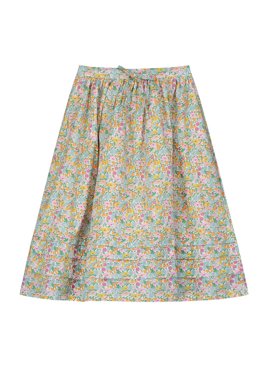 Liberty Pleated Midi Skirt