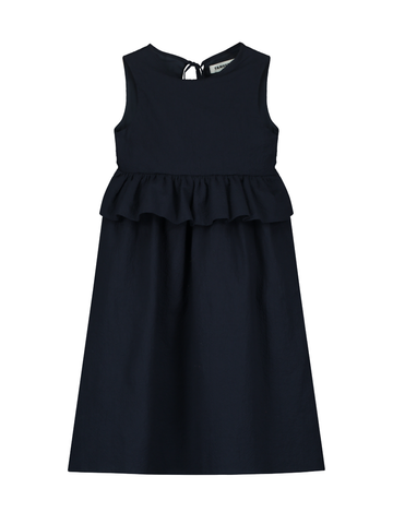 SEERSUCKER PEPLUM DRESS