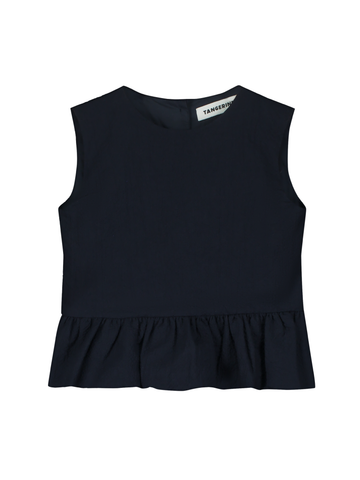 SEERSUCKER PEPLUM BLOUSE