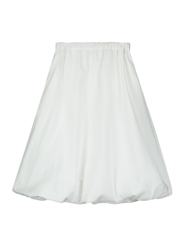 PUFF BALL MIDI SKIRT
