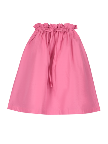 TAFFETA MIDI SKIRT