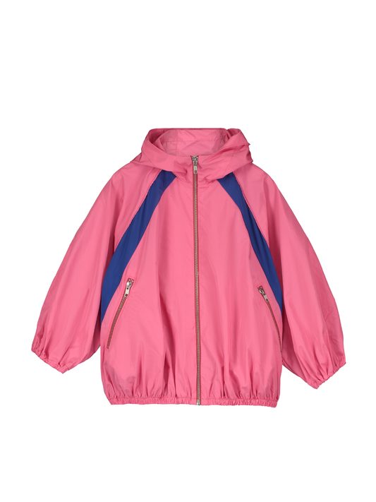 TAFFETA ZIP-UP JACKET