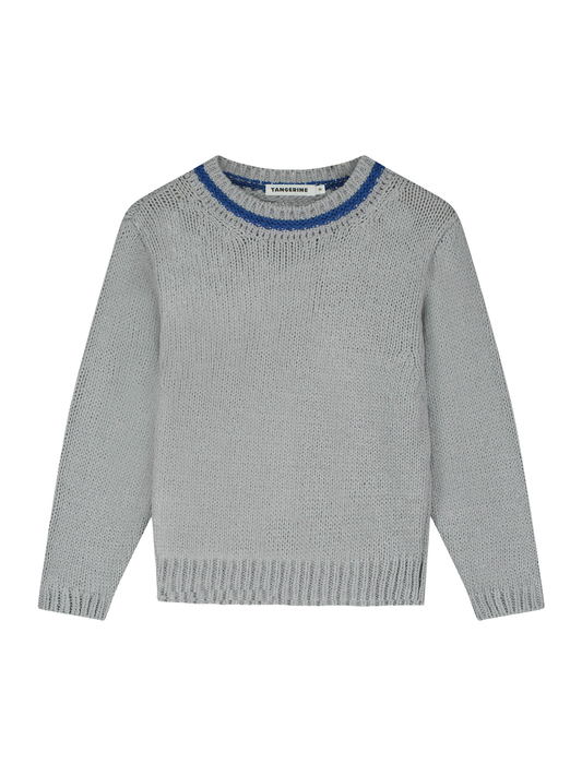 CHUNKY NECK KNITTED JUMPER