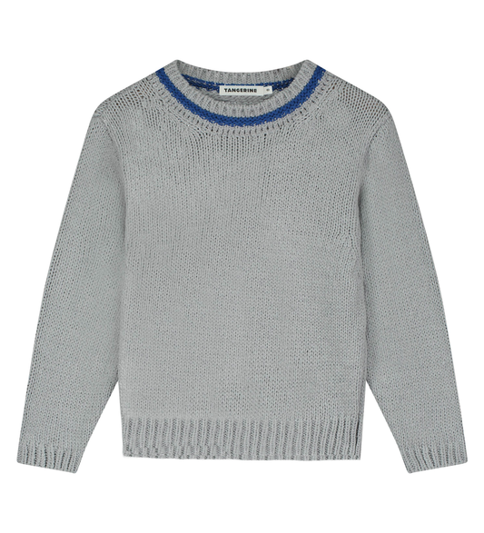 Jersey de punto con cuello grueso