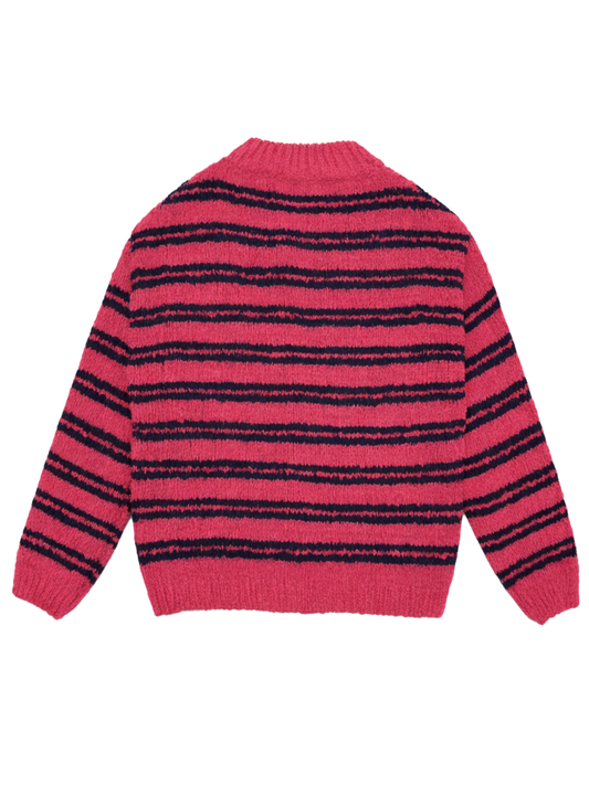 STRIPED KNITTED JERSEY