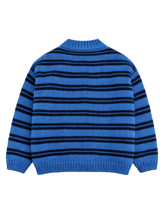 STRIPED KNITTED JERSEY