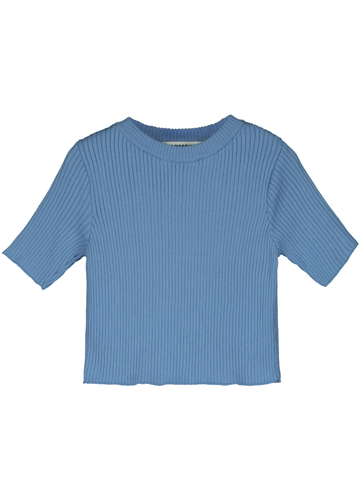KNITTED CREW NECK TOP