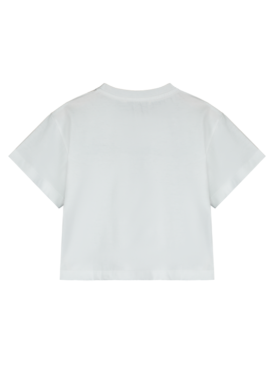WHITE LOGO T-SHIRT